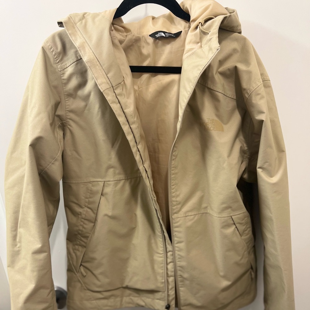 Mens north face rain jacket L